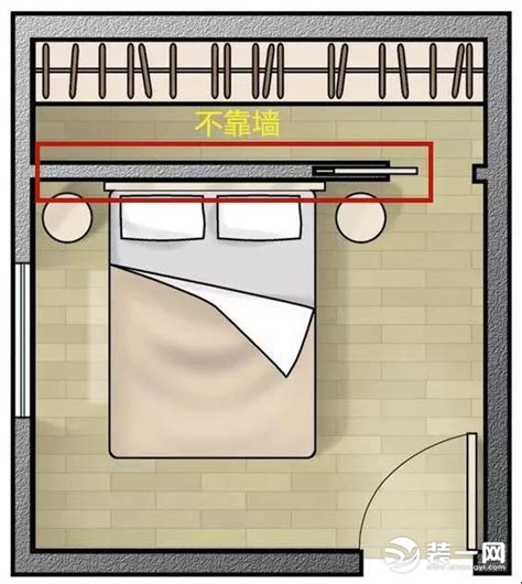 靠破 床铺摆放位置